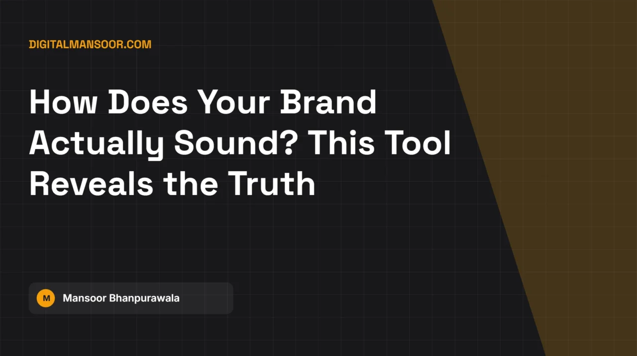 Brand Tone & Voice Analyzer