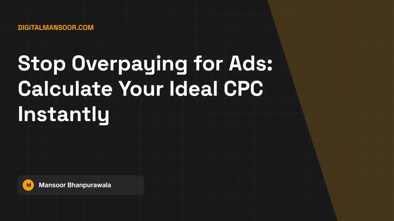 Cost Per Click (CPC) Calculator