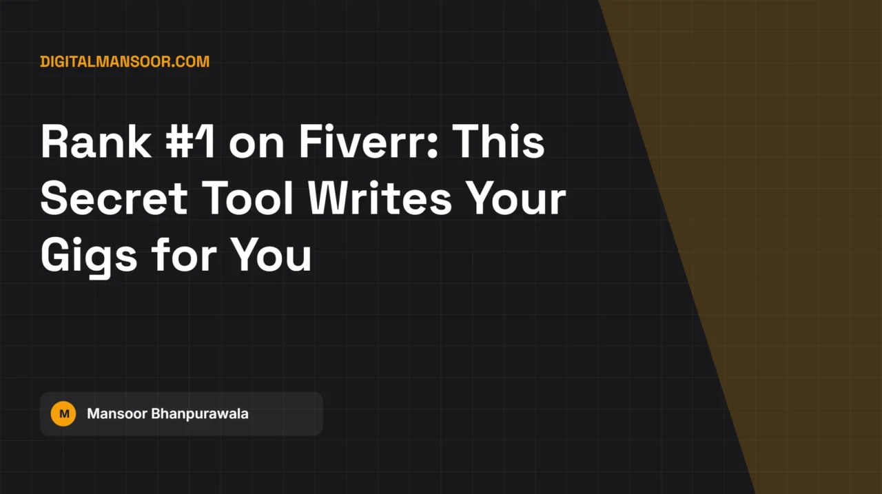 Fiverr Gig Generator & Optimizer