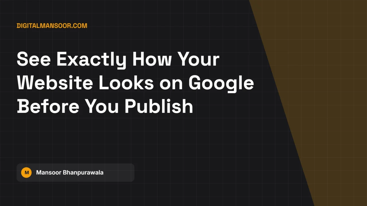 Google SERP Simulator Tool