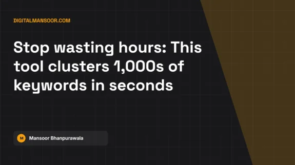 Keyword Clustering Tool