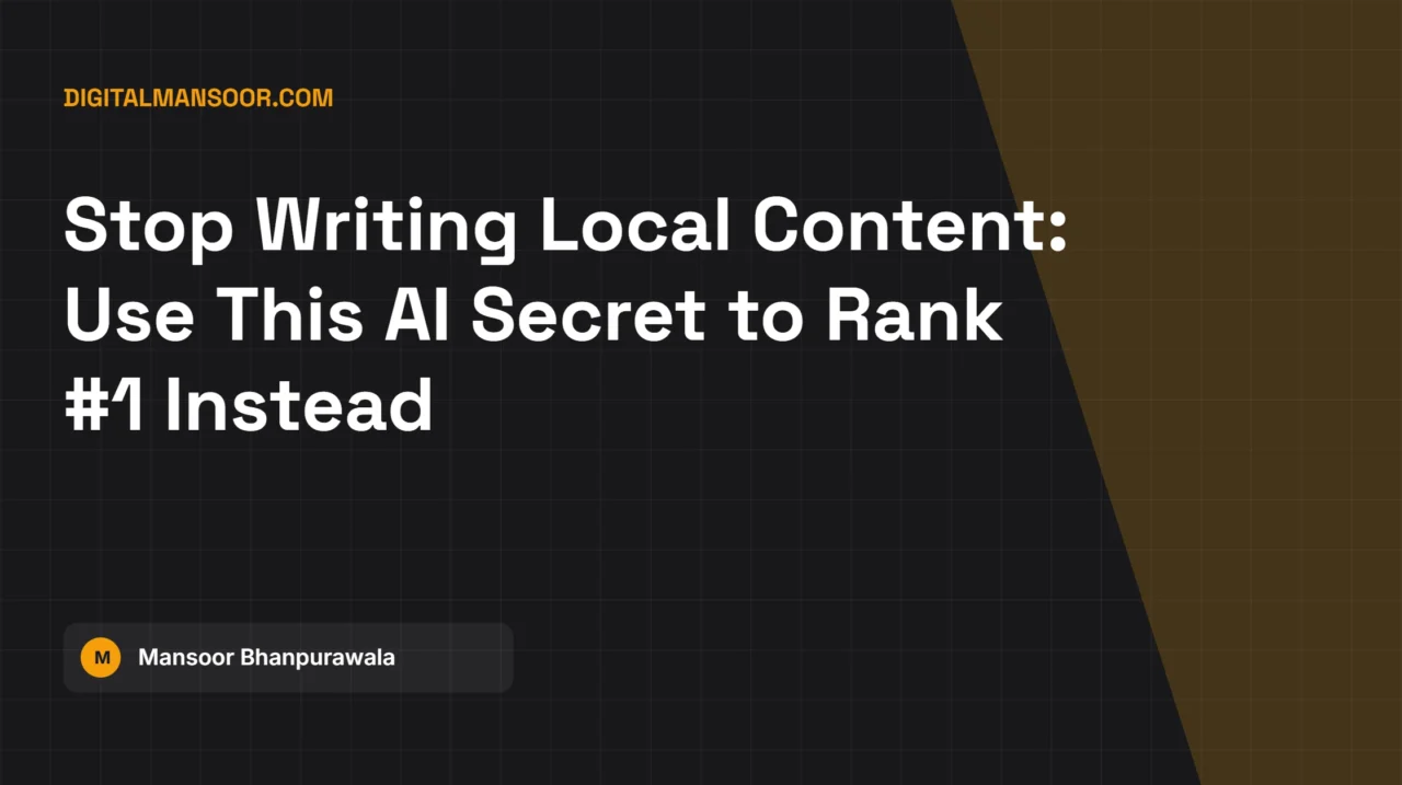 Local SEO Content Generator