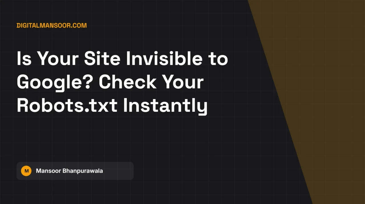 Robots.txt Checker