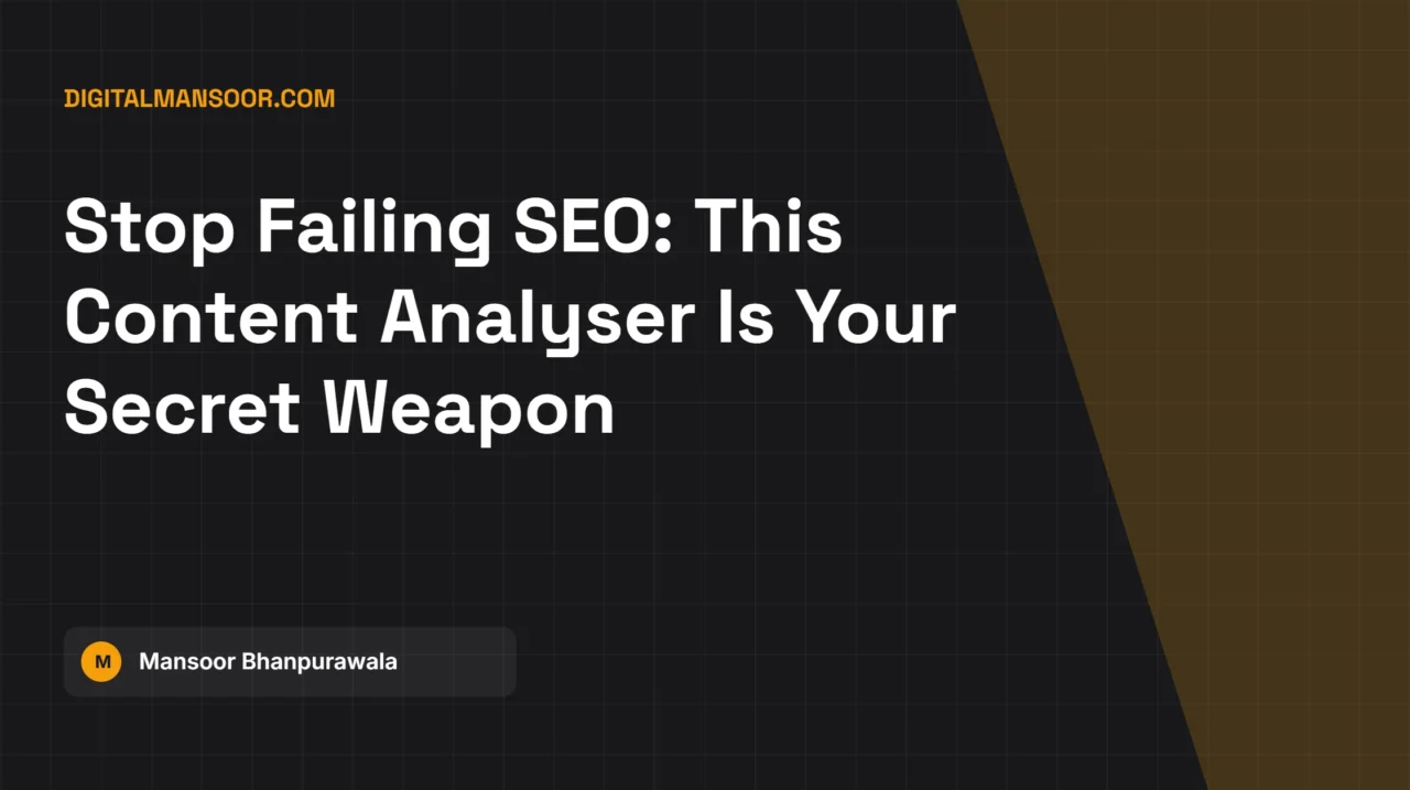 SEO Content Analyser
