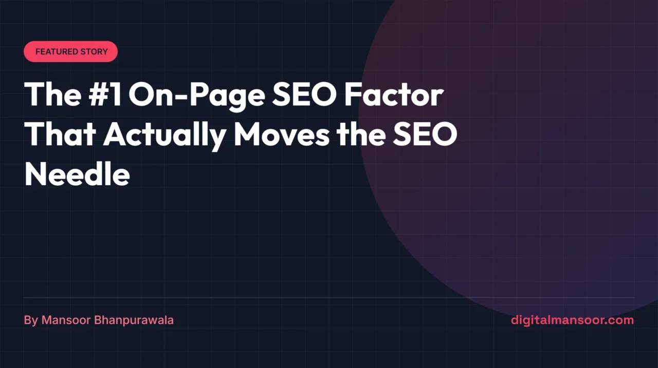 Which On Page Element Carries The Most Weight For SEO