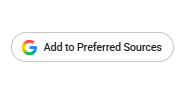 Add to Preferred Sources button rendered by Google on a web page