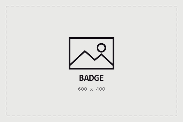 Review platform badge